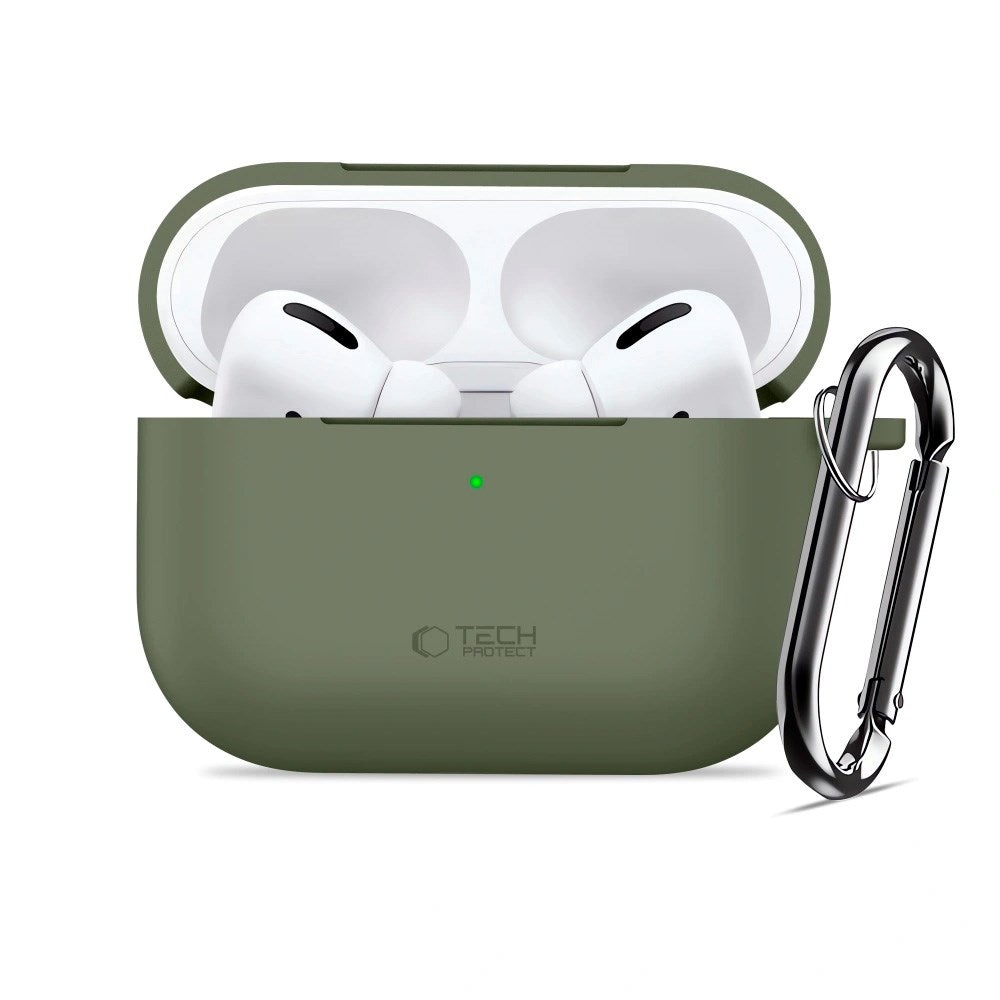 Apple AirPods Pro (3. gen.) Tech-Protect Silicone Hook Cover - Grøn