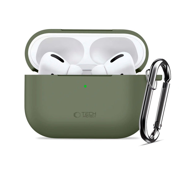Apple AirPods Pro (3. gen.) Tech-Protect Silicone Hook Cover - Grøn
