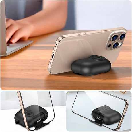 Apple AirPods Pro (3. gen.) Tech-Protect Slim Hook Cover - Sort