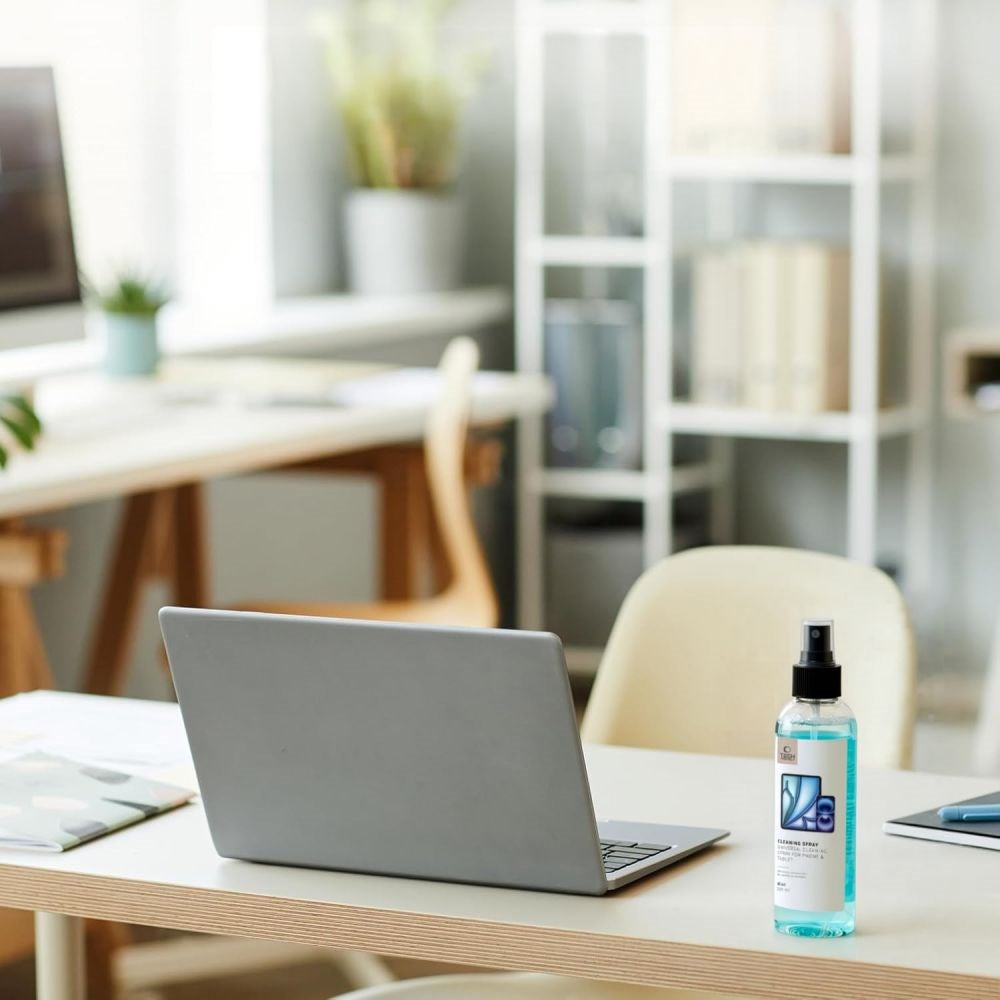 Tech-Protect Rengøringssæt m. Rengøringsspray & Klud - Mint