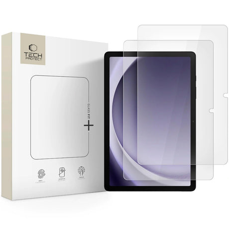 Samsung Galaxy Tab A9+ (Plus) Tech-Protect Hærdet Skærmbeskyttelsesglas - 2 stk - Gennemsigtig