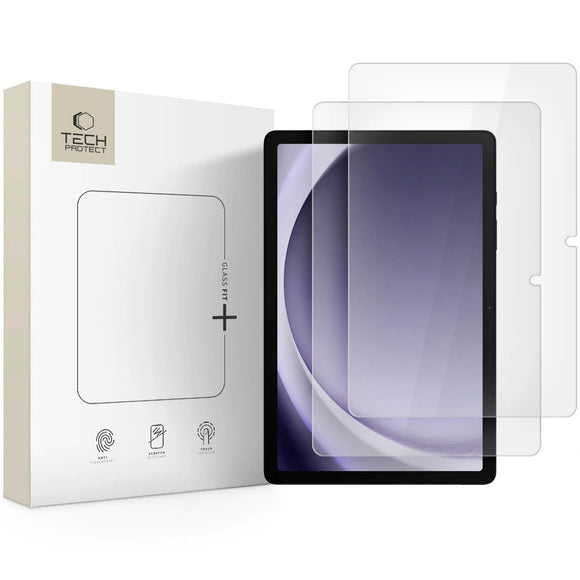 Samsung Galaxy Tab A9+ (Plus) Tech-Protect Hærdet Skærmbeskyttelsesglas - 2 stk - Gennemsigtig