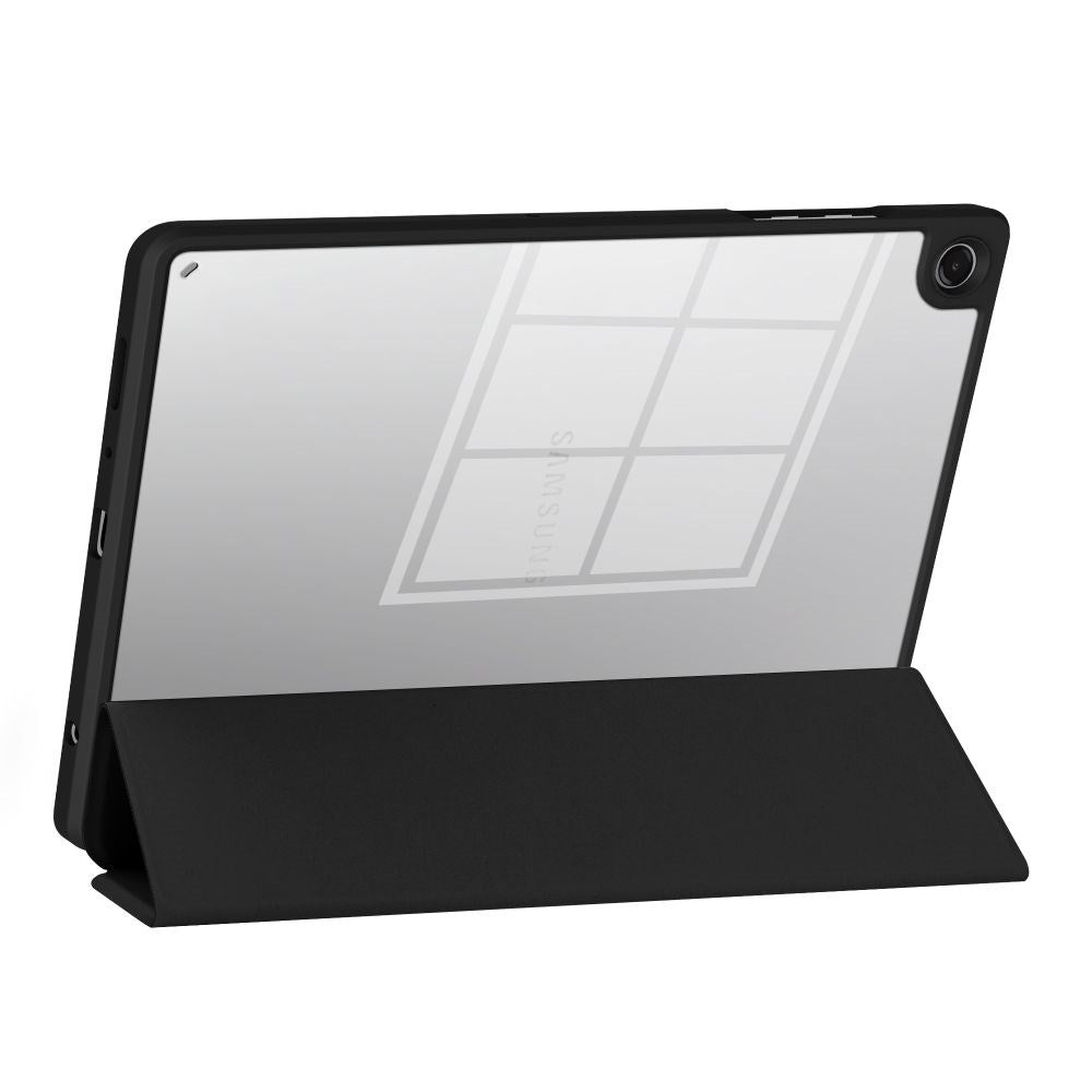 Samsung Galaxy Tab A11+ (Plus) / A9+ (Plus) Tech-Protect SC Pen Hybrid Flip Cover m. Stylus Holder - Sort / Gennemsigtig