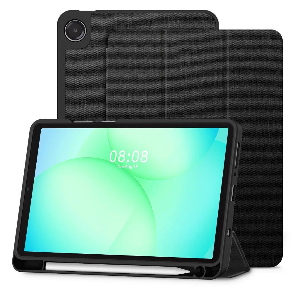 Samsung Galaxy Tab A11 / A9 Tech-Protect SC Pen Canvas Flip Cover m. Stylus Holder - Sort
