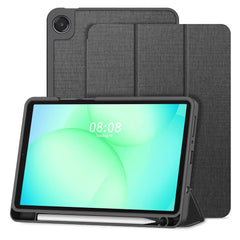 Samsung Galaxy Tab A11 / A9 Tech-Protect SC Pen Canvas Flip Cover m. Stylus Holder - Grå