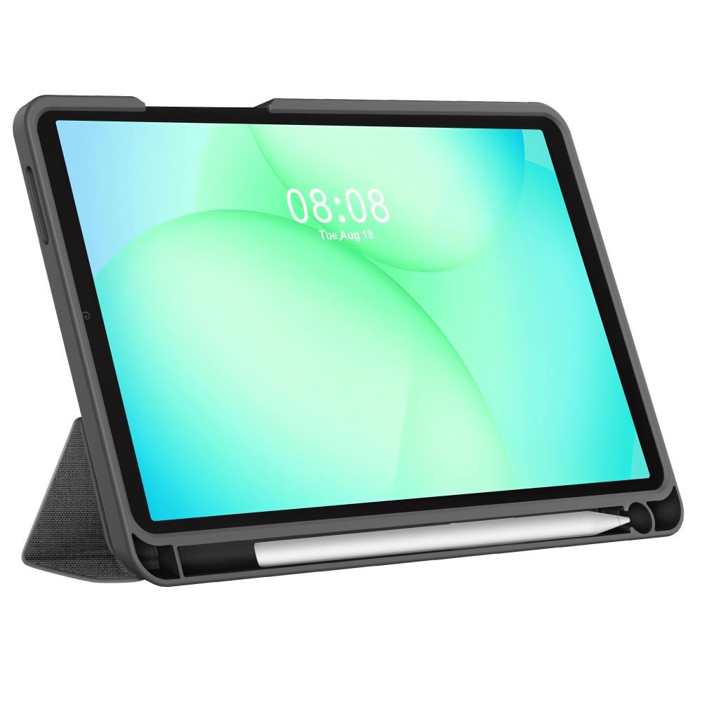 Samsung Galaxy Tab A11 / A9 Tech-Protect SC Pen Canvas Flip Cover m. Stylus Holder - Grå