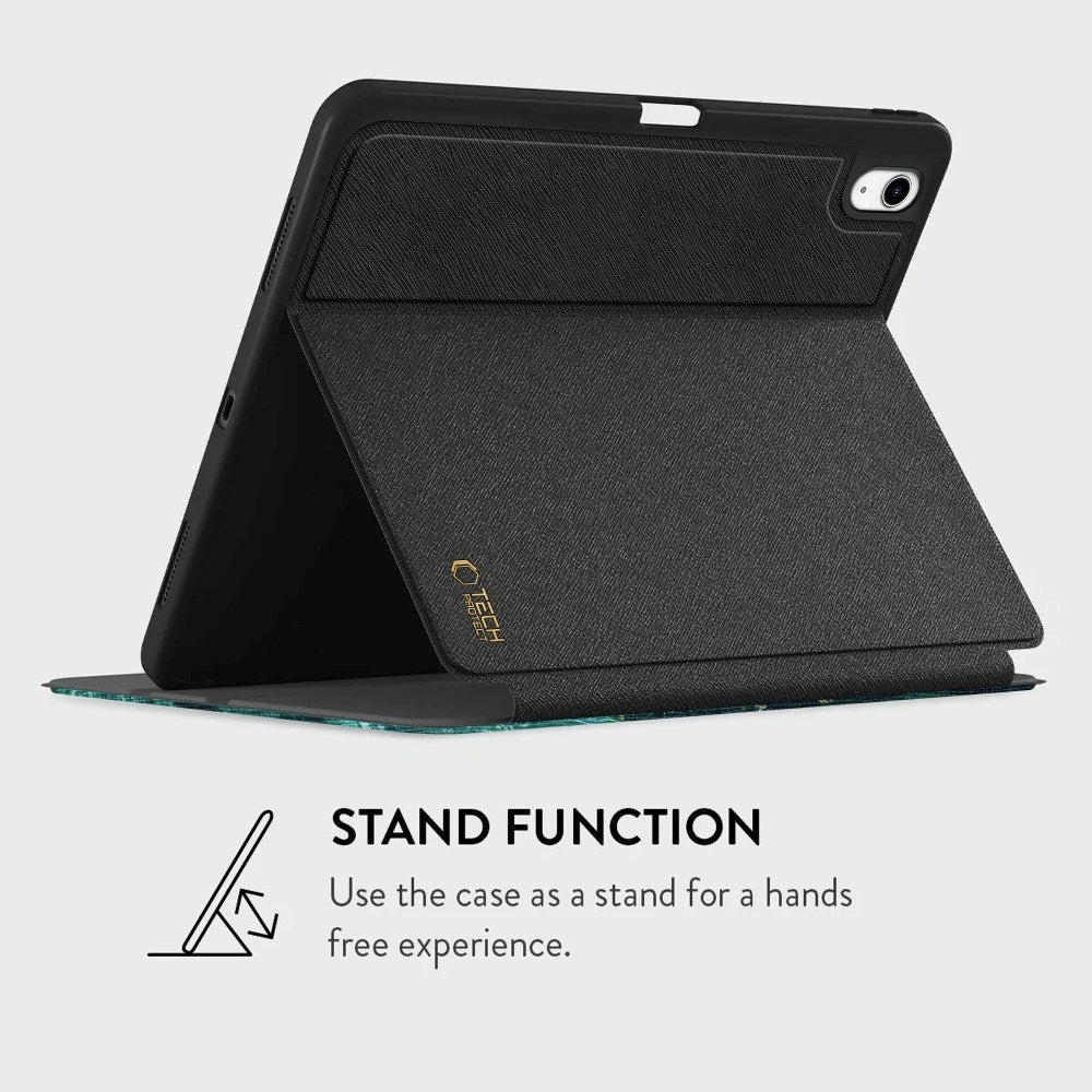 iPad 10.9" (2024 / 2022) / 11" (2025) Tech-Protect Lamano Flip Cover - Verde Aura
