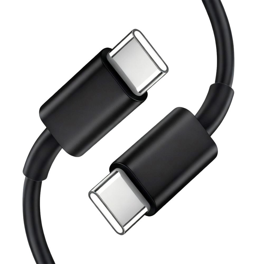 Tech-Protect 45W GaN Vægoplader m. 1 x USB-A / 1 x USB-C / 1 x USB-C til USB-C Kabel - Sort
