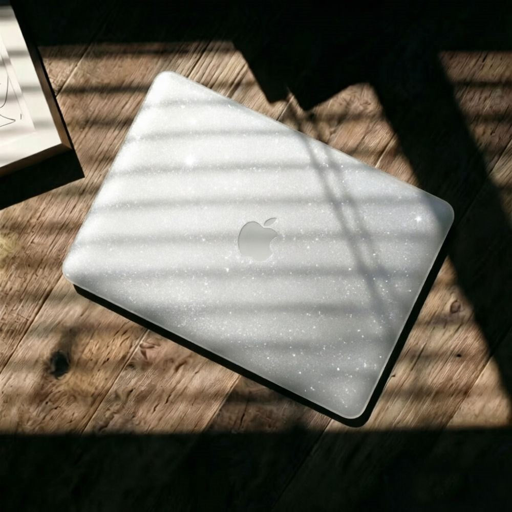 MacBook Neo 13 A18 Pro (2026) Tech-Protect Smartshell Cover - Glitter Clear