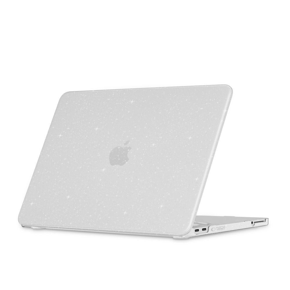 MacBook Neo 13 A18 Pro (2026) Tech-Protect Smartshell Cover - Glitter Clear