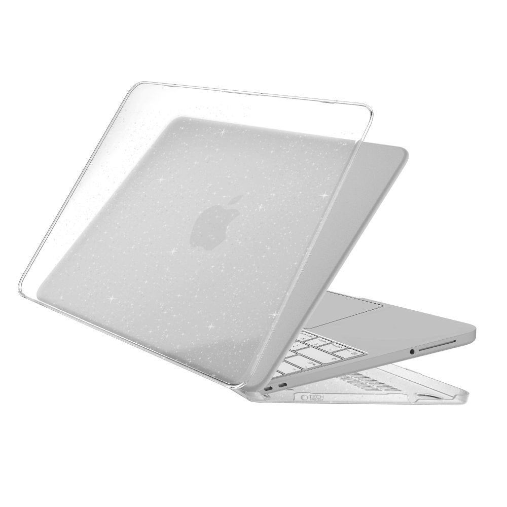 MacBook Neo 13 A18 Pro (2026) Tech-Protect Smartshell Cover - Glitter Clear