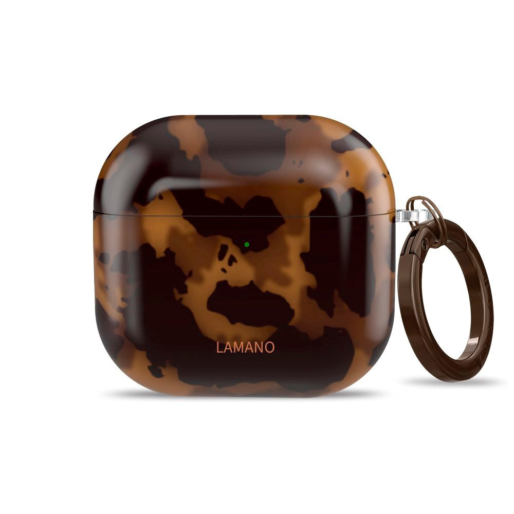 Apple AirPods (4. gen.) Tech-Protect Lamano Cover m. Nøglering - Panther