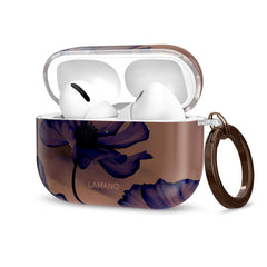 Apple AirPods Pro (1. & 2. gen.) Tech-Protect Lamano Cover m. Nøglering - Velvet Night