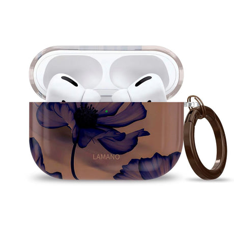Apple AirPods Pro (1. & 2. gen.) Tech-Protect Lamano Cover m. Nøglering - Velvet Night