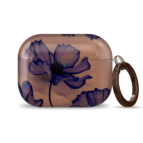 Apple AirPods Pro (1. & 2. gen.) Tech-Protect Lamano Cover m. Nøglering - Velvet Night