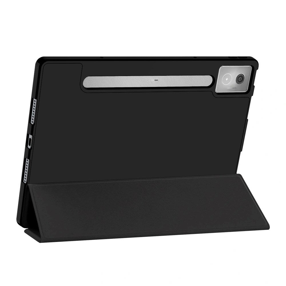 Lenovo IdeaTab Pro Tech-Protect Silikone Flip Cover m. Ståfunktion & Pen Holder - Sort