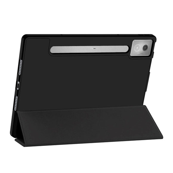 Lenovo IdeaTab Pro Tech-Protect Silikone Flip Cover m. Ståfunktion & Pen Holder - Sort