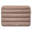 Tech-Protect Fluffy MacBook / Laptop 13-14" (25 x 35cm) Sleeve m. Ekstra Lynlåslomme - Beige
