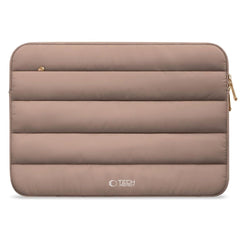 Tech-Protect Fluffy MacBook / Laptop 15-16" (27 x 38cm) Sleeve m. Ekstra Lynlåslomme - Beige