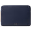 Tech-Protect MacBook / Laptop 15-16" Kunstlæder Sleeve m. Foret Inderside - Navy Blue