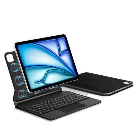 iPad Air 11" (2026 / 2025 / 2024) / Air (2022 / 2020) Tech-Protect Cover m. Engelsk Tastatur - Sort - (DEMO)