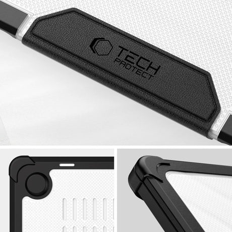 MacBook Air 13" M5/M4/M3/M2 (2026-2022) Tech-Protect SmartShell Pro Cover - Sort / Gennemsigtig