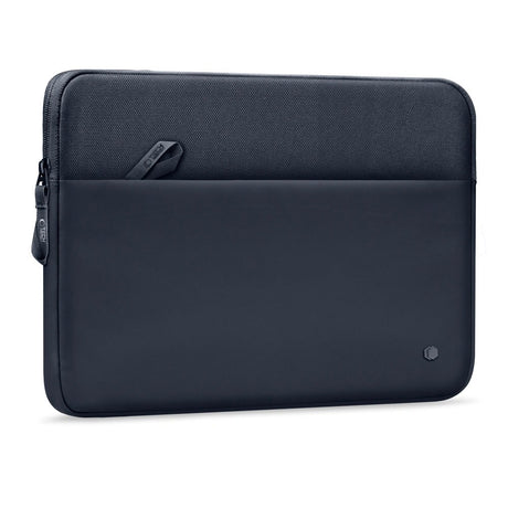 Tech-Protect MacBook / Laptop 13-14" Sleeve m. Foret Inderside & Lomme - Mørkeblå