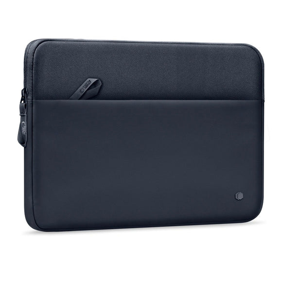 Tech-Protect MacBook / Laptop 13-14" Sleeve m. Foret Inderside & Lomme - Mørkeblå