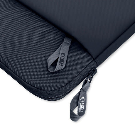 Tech-Protect MacBook / Laptop 13-14" Sleeve m. Foret Inderside & Lomme - Mørkeblå