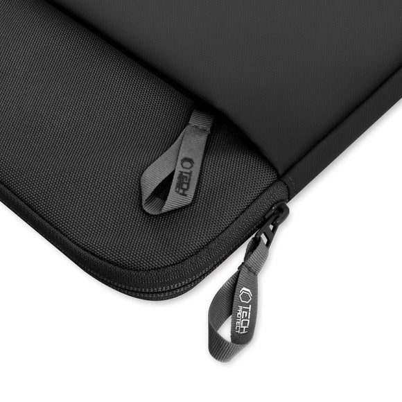 Tech-Protect MacBook / Laptop 13-14" Sleeve m. Foret Inderside & Lomme - Sort