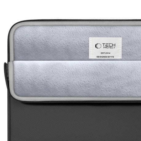 Tech-Protect MacBook / Laptop 13-14" Sleeve m. Foret Inderside & Lomme - Sort
