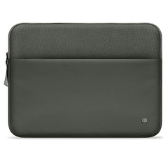 Tech-Protect MacBook / Laptop 13-14" Sleeve m. Foret Inderside & Lomme - Mørkegrøn