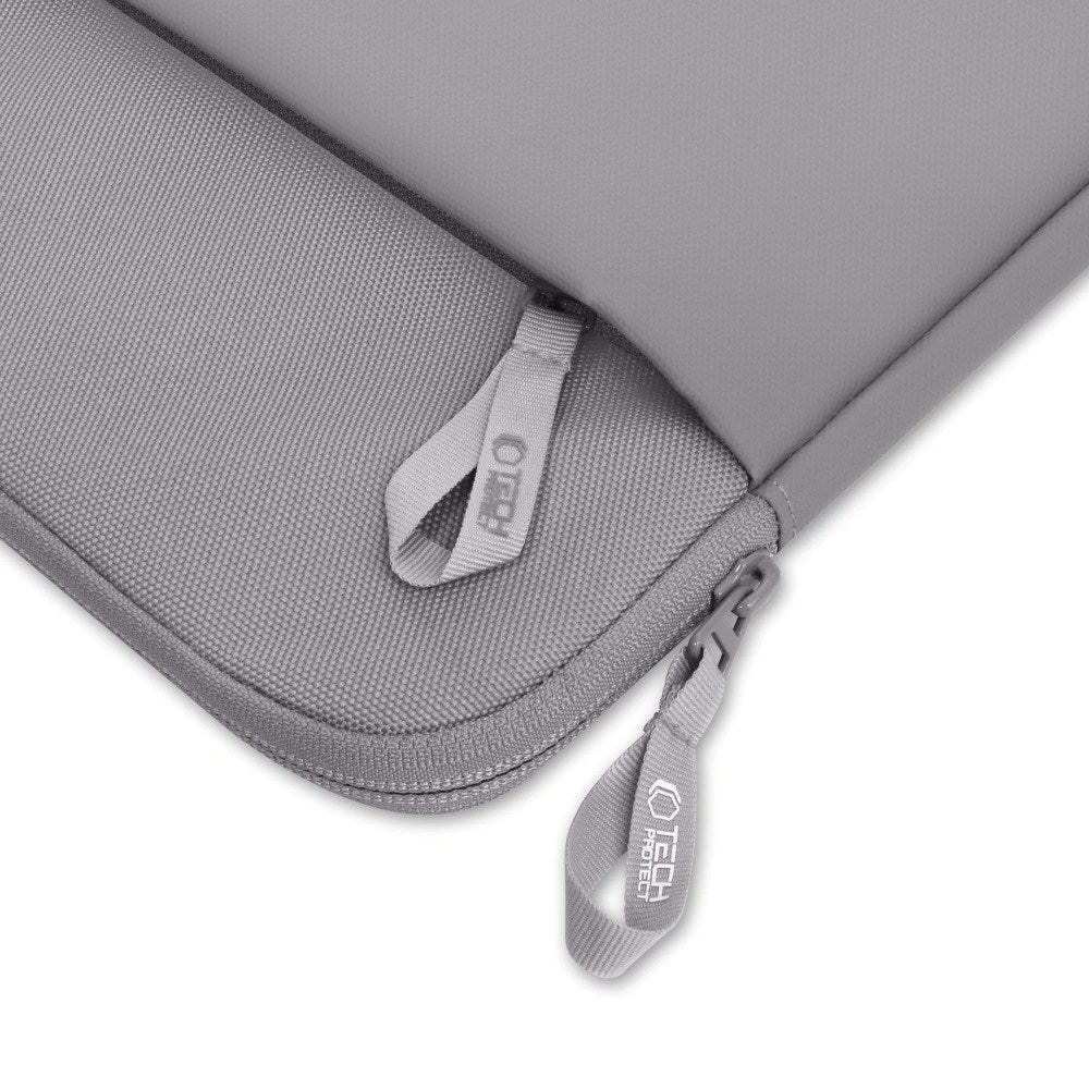 Tech-Protect MacBook / Laptop 13-14" Sleeve m. Foret Inderside & Lomme - Grå