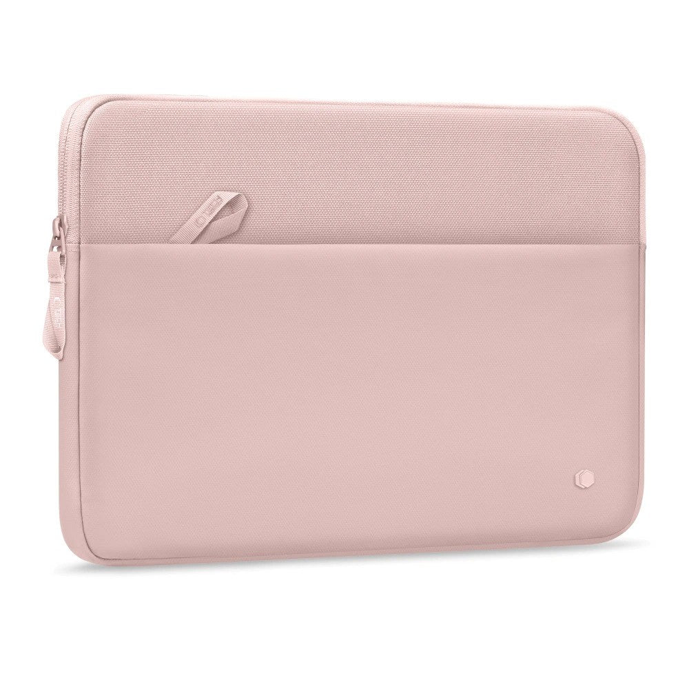 Tech-Protect MacBook / Laptop 15-16" Sleeve m. Foret Inderside & Lomme - Lyserød