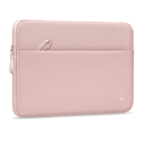 Tech-Protect MacBook / Laptop 15-16" Sleeve m. Foret Inderside & Lomme - Lyserød