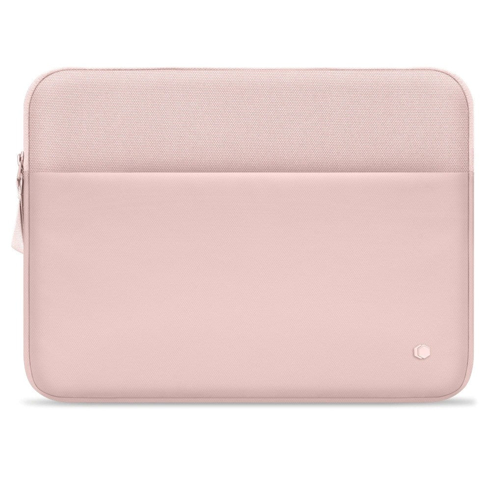 Tech-Protect MacBook / Laptop 15-16" Sleeve m. Foret Inderside & Lomme - Lyserød
