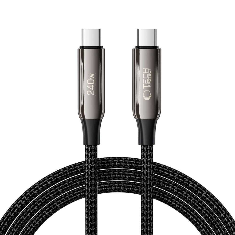 Tech-Protect Ultraboost UB10T PD 240W USB-C til USB-C Kabel 2m - Sort