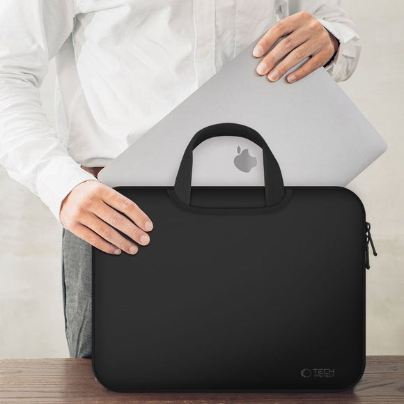 Tech-Protect Neopren Laptop Taske 15-16" - Sort
