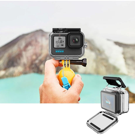 Tech-Protect GA200 Vandtæt Case GoPro Hero 9 / 10 / 11 / 12 / 13 - Gennemsigtig
