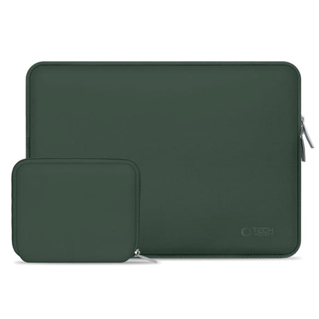 Tech-Protect Neoslim MacBook/Laptop 15-16" Sleeve m. Lille Taske - Grøn