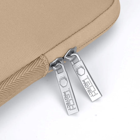Tech-Protect Neoslim MacBook/Laptop 13-14" Sleeve m. Lille Taske - Beige