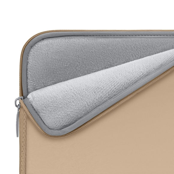 Tech-Protect Neoslim MacBook/Laptop 13-14" Sleeve m. Lille Taske - Beige