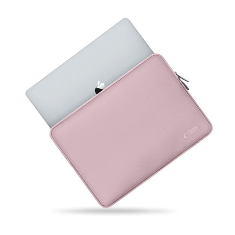 Tech-Protect Neoslim MacBook/Laptop 15-16" Sleeve m. Lille Taske - Lyserød
