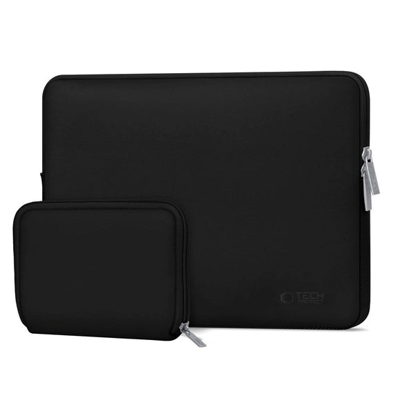 Tech-Protect Neoslim MacBook/Laptop 15-16" Sleeve m. Lille Taske - Sort