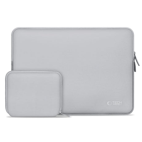 Tech-Protect Neoslim MacBook/Laptop 13-14" Sleeve m. Lille Taske - Grå