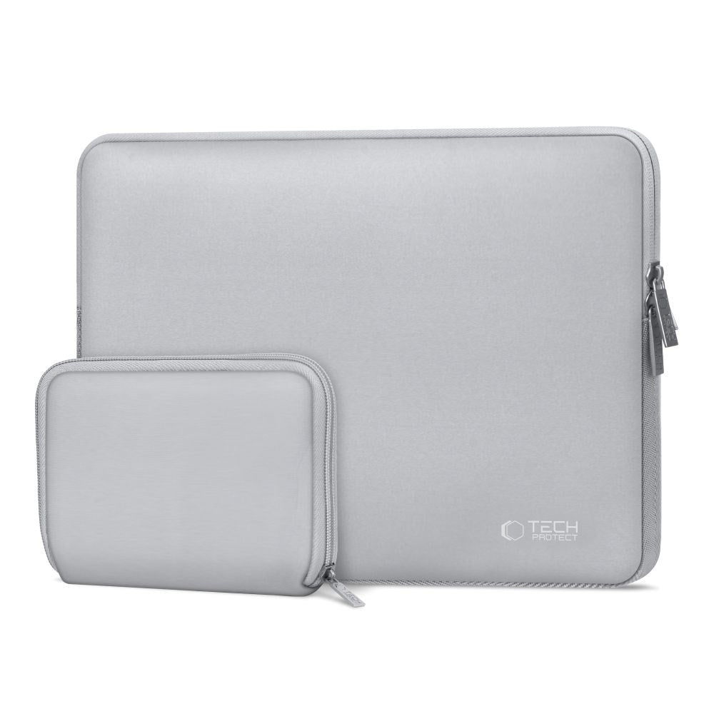 Tech-Protect Neoslim MacBook/Laptop 13-14" Sleeve m. Lille Taske - Grå