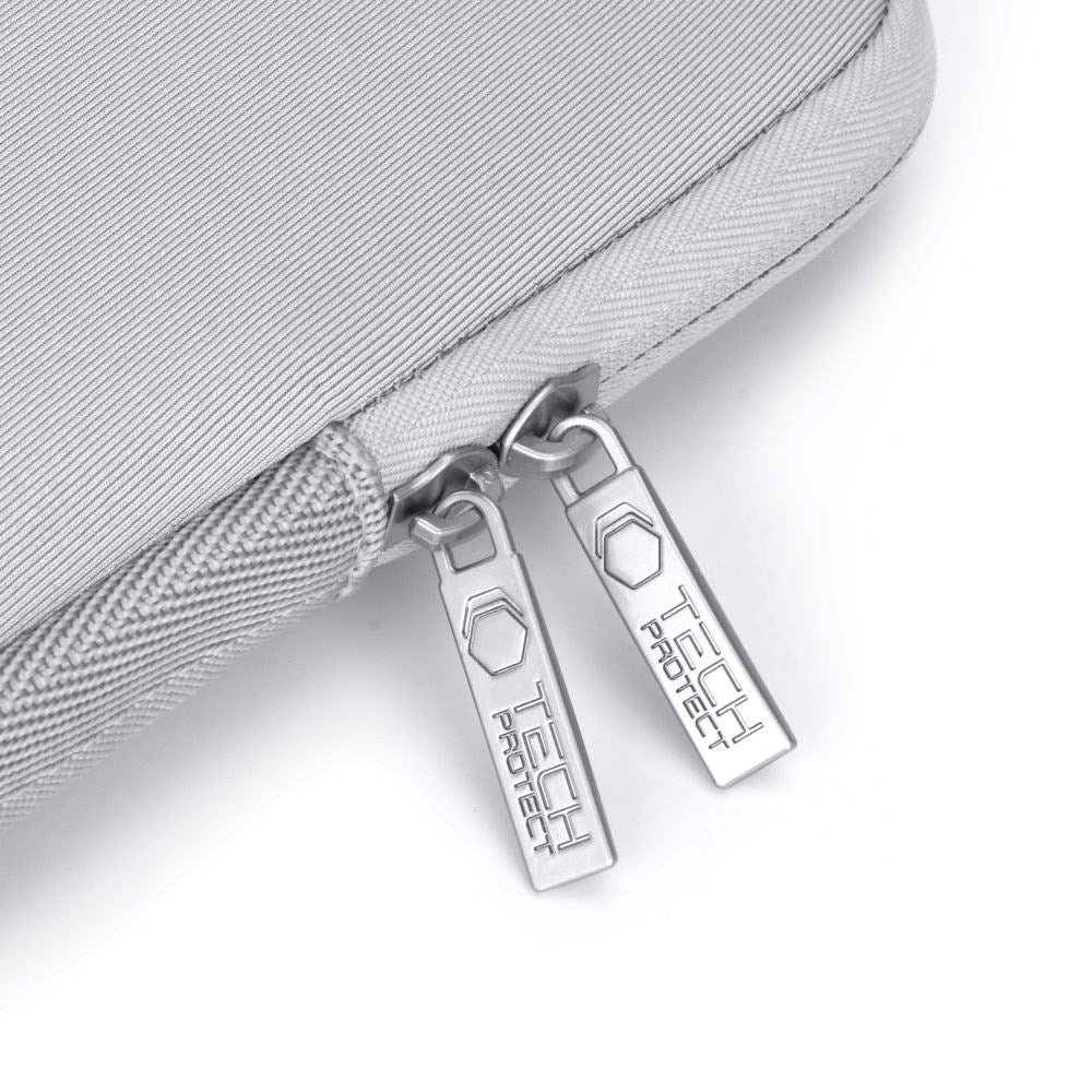 Tech-Protect Neoslim MacBook/Laptop 13-14" Sleeve m. Lille Taske - Grå