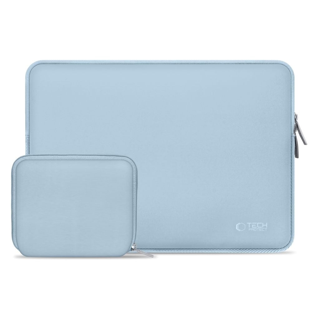 Tech-Protect Neoslim MacBook/Laptop 13-14" Sleeve m. Lille Taske - Blå