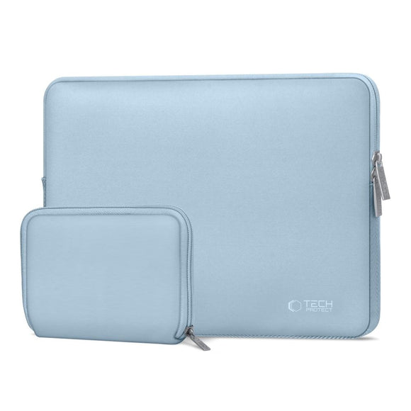Tech-Protect Neoslim MacBook/Laptop 15-16" Sleeve m. Lille Taske - Blå
