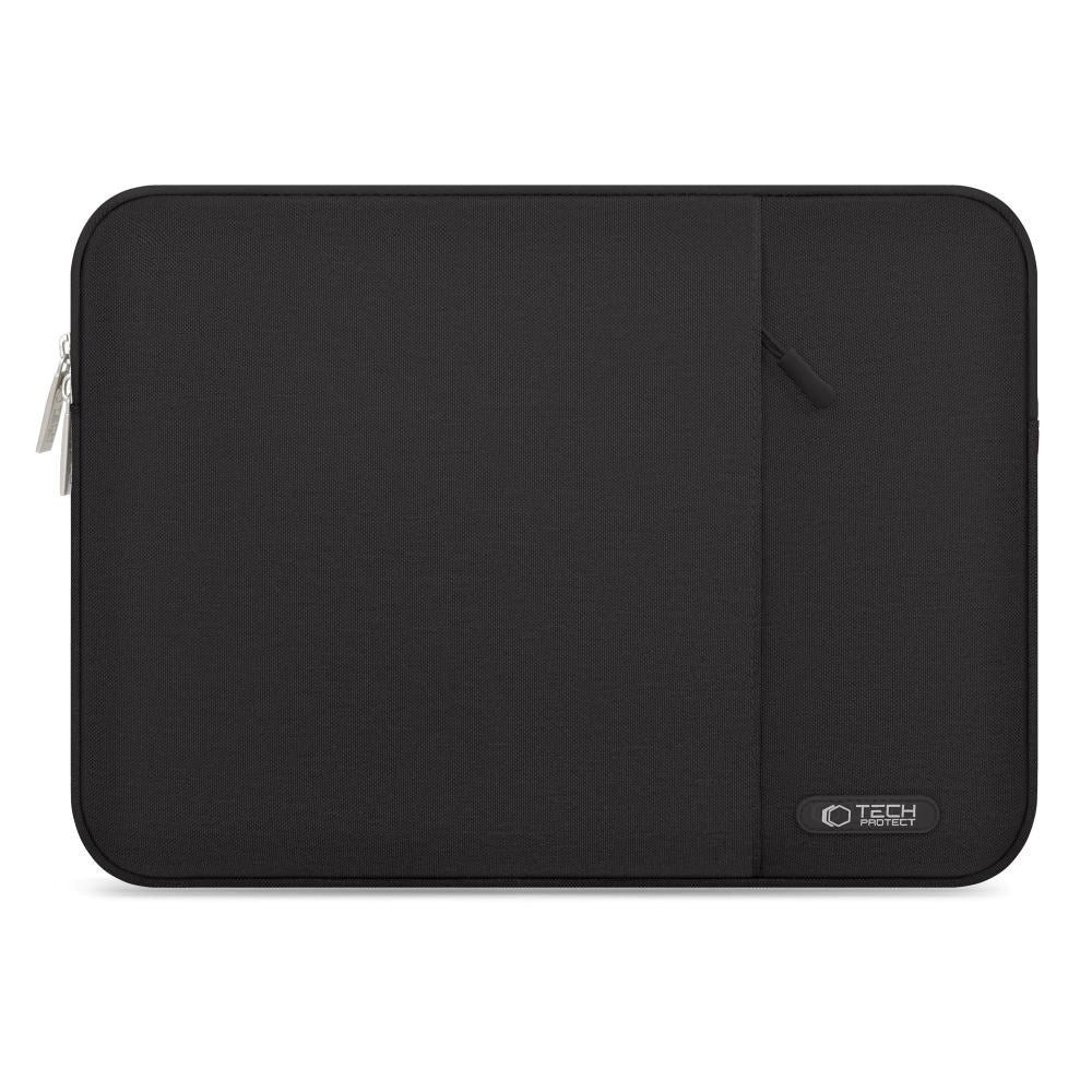 Tech-Protect Sleevy MacBook/Laptop 13-14" Sleeve m. Lomme - Sort